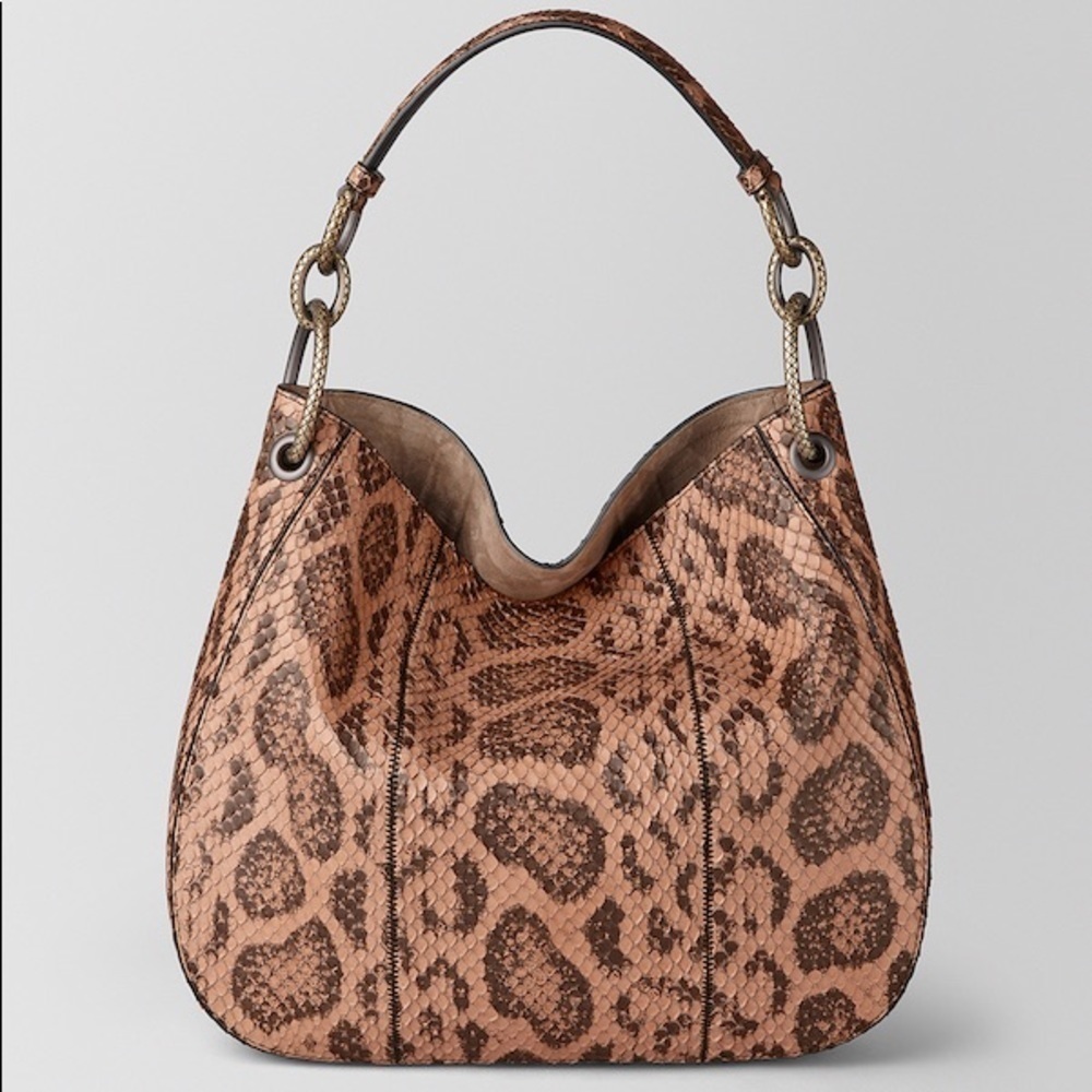 BOTTEGA VENETA Anaconda Dahlia Loop Hobo Bag – Spring 2018